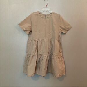 4/$10 - Forever 21 Beige Baby Doll Dress